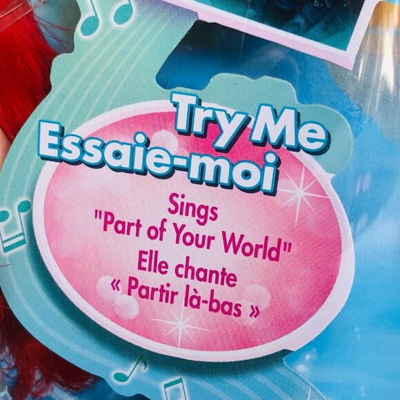 New in Box-Hasbro Disney Princess Shimmering Lights And Song Ariel Singing Doll - Picture 9 of 14